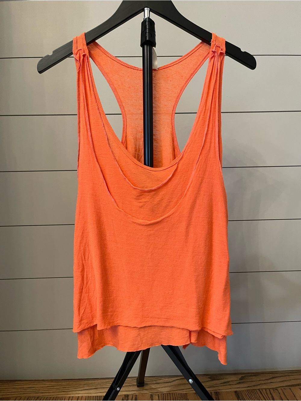 We The Free Coral Racerback Tank Top XS Oversized Draped Boho